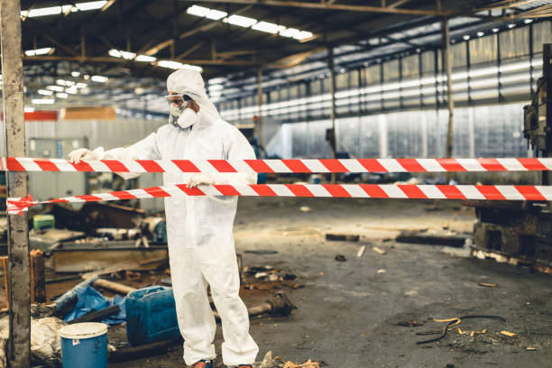 Professional Infectious Disease Decontamination technician working in East Hampstead, NH